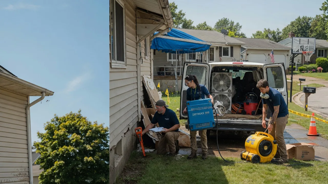 Ceiling Leak Cleanup in Charlestown, IN near me