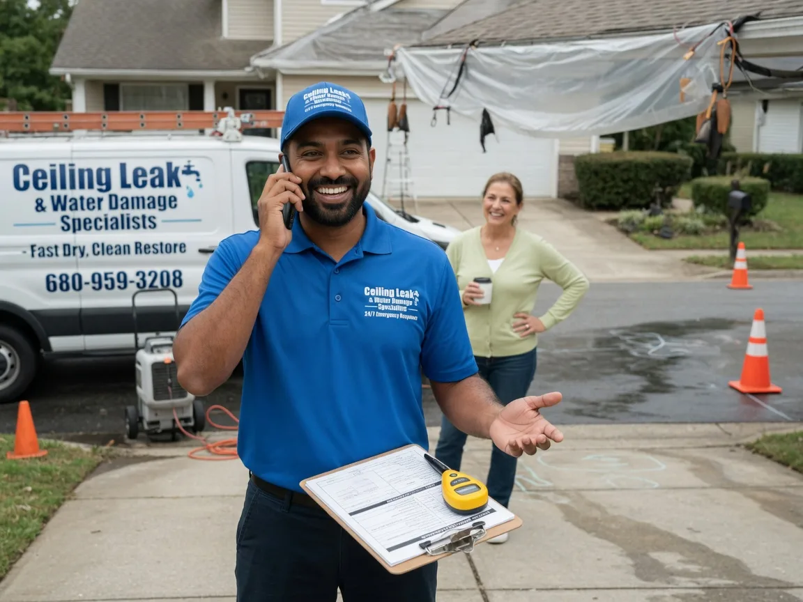 Ceiling Leak Cleanup Charlestown, IN FAQs